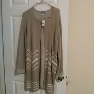 Ladies sweater coat, size large